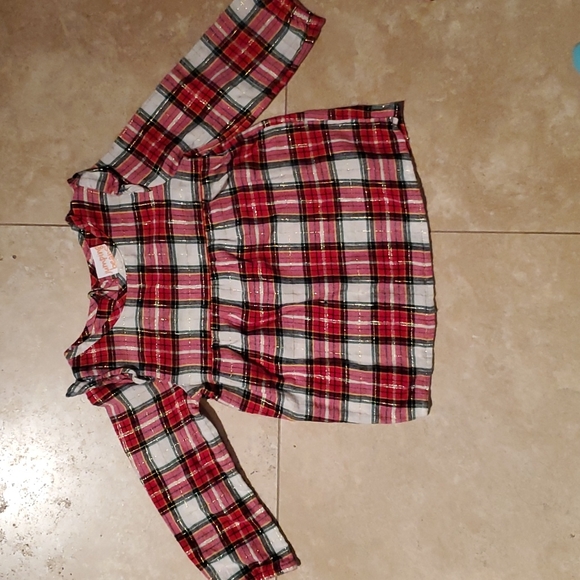 2 Girl's Holiday Dresses 12-18 and 24 Months - Picture 3 of 6